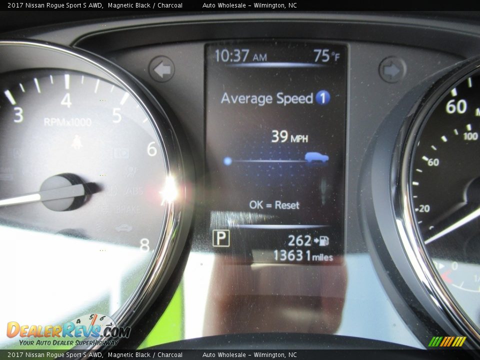 2017 Nissan Rogue Sport S AWD Magnetic Black / Charcoal Photo #15