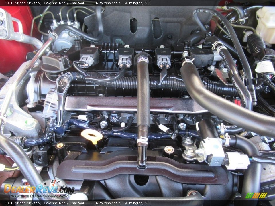 2018 Nissan Kicks SV Cayenne Red / Charcoal Photo #6