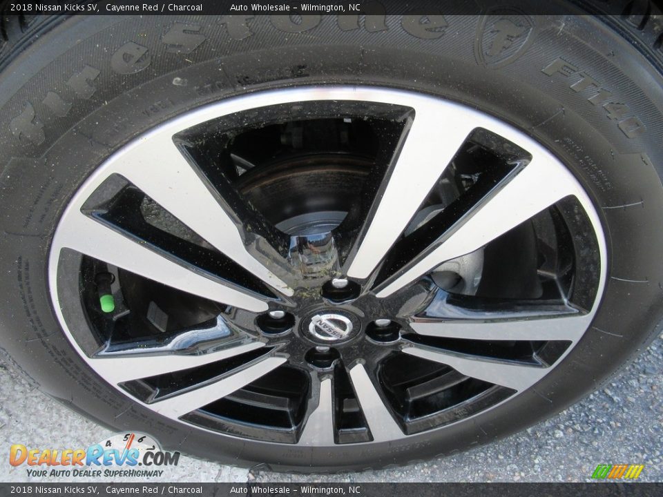 2018 Nissan Kicks SV Cayenne Red / Charcoal Photo #7