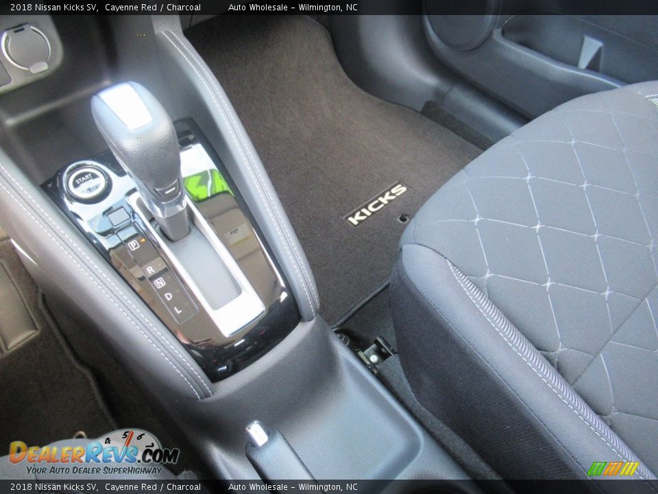 2018 Nissan Kicks SV Cayenne Red / Charcoal Photo #19