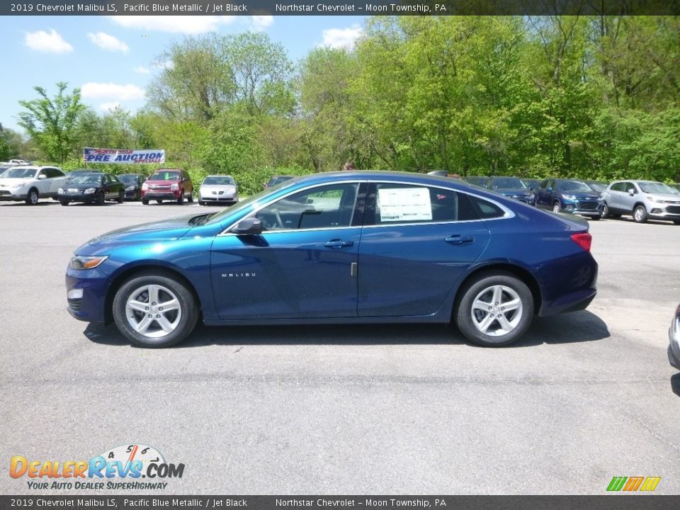 2019 Chevrolet Malibu LS Pacific Blue Metallic / Jet Black Photo #3