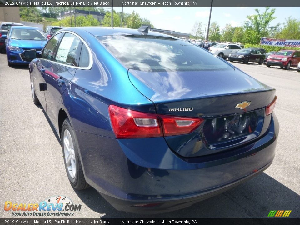 2019 Chevrolet Malibu LS Pacific Blue Metallic / Jet Black Photo #4