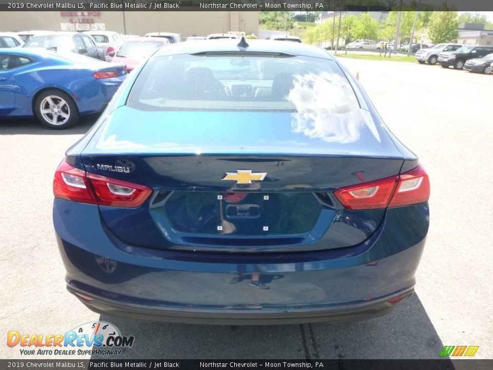 2019 Chevrolet Malibu LS Pacific Blue Metallic / Jet Black Photo #5