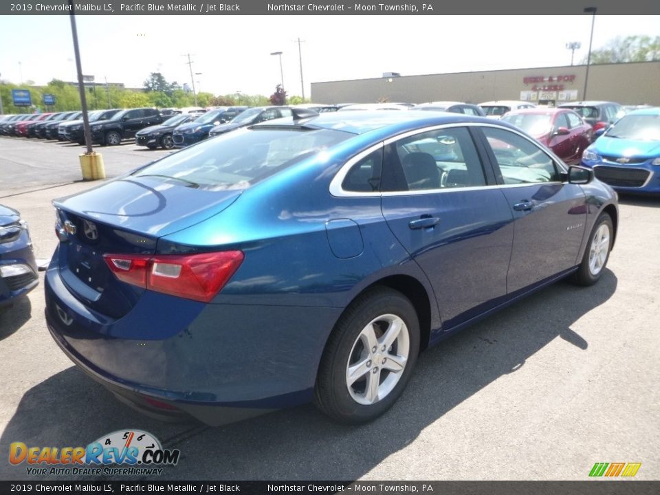 2019 Chevrolet Malibu LS Pacific Blue Metallic / Jet Black Photo #6