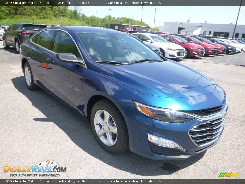 2019 Chevrolet Malibu LS Pacific Blue Metallic / Jet Black Photo #8
