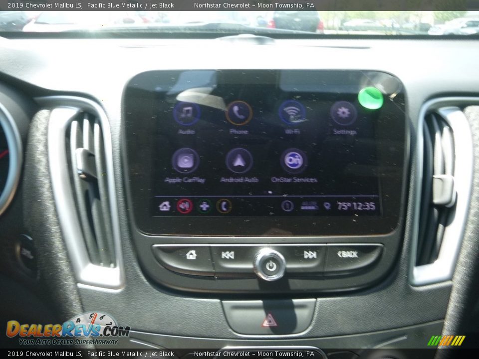 2019 Chevrolet Malibu LS Pacific Blue Metallic / Jet Black Photo #17