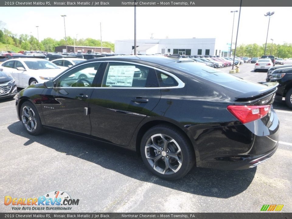 2019 Chevrolet Malibu RS Mosaic Black Metallic / Jet Black Photo #3