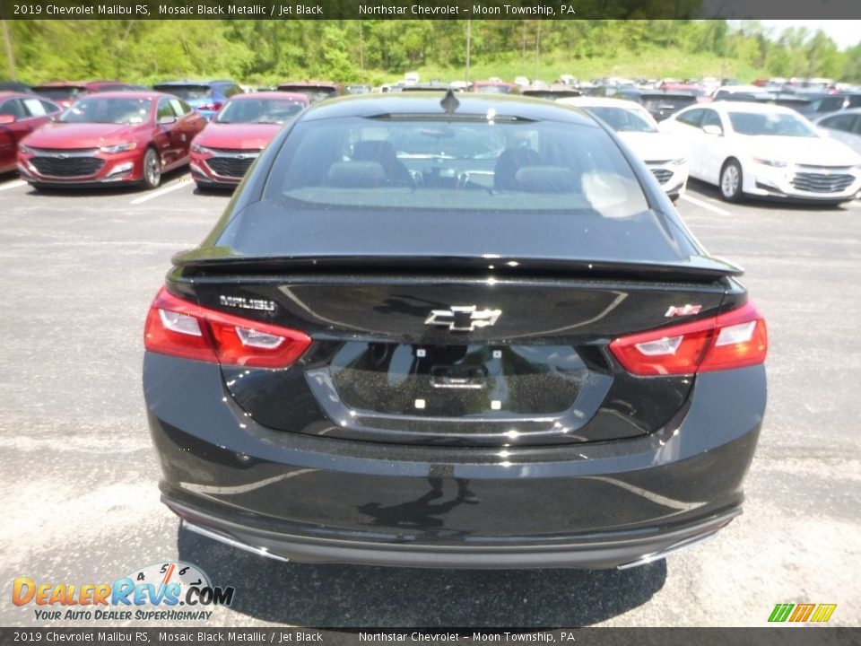 2019 Chevrolet Malibu RS Mosaic Black Metallic / Jet Black Photo #4