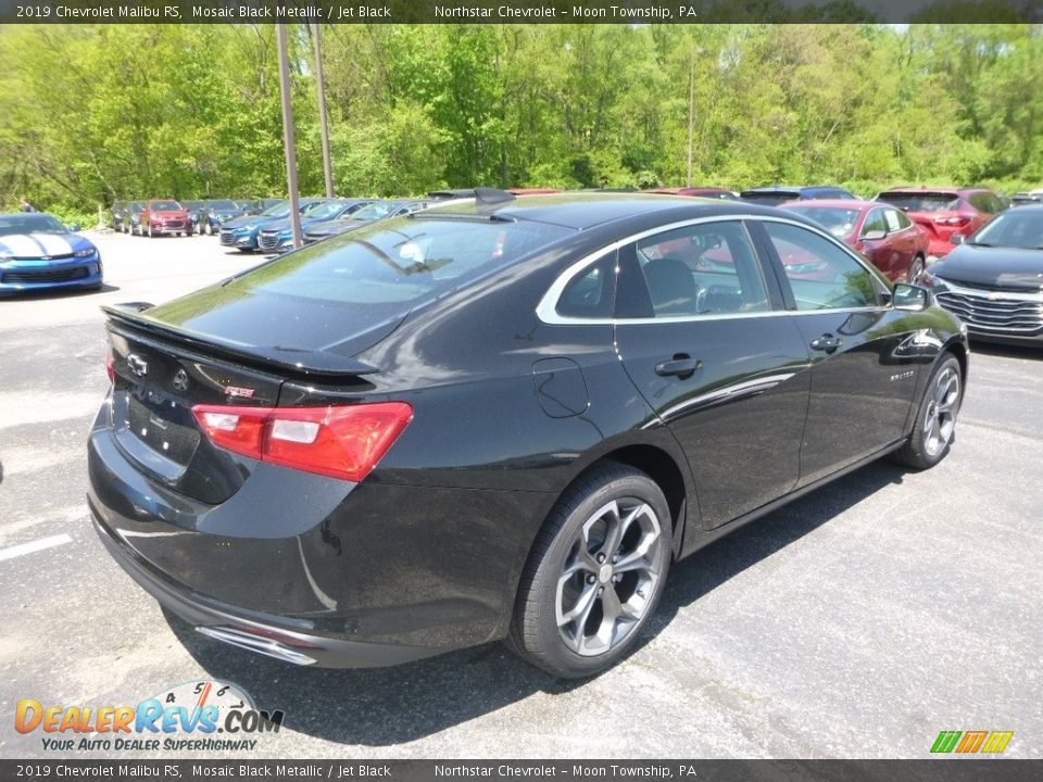 2019 Chevrolet Malibu RS Mosaic Black Metallic / Jet Black Photo #5