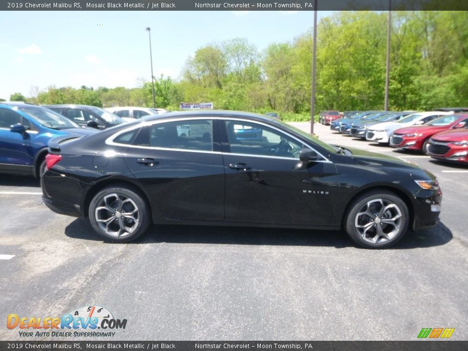 2019 Chevrolet Malibu RS Mosaic Black Metallic / Jet Black Photo #6