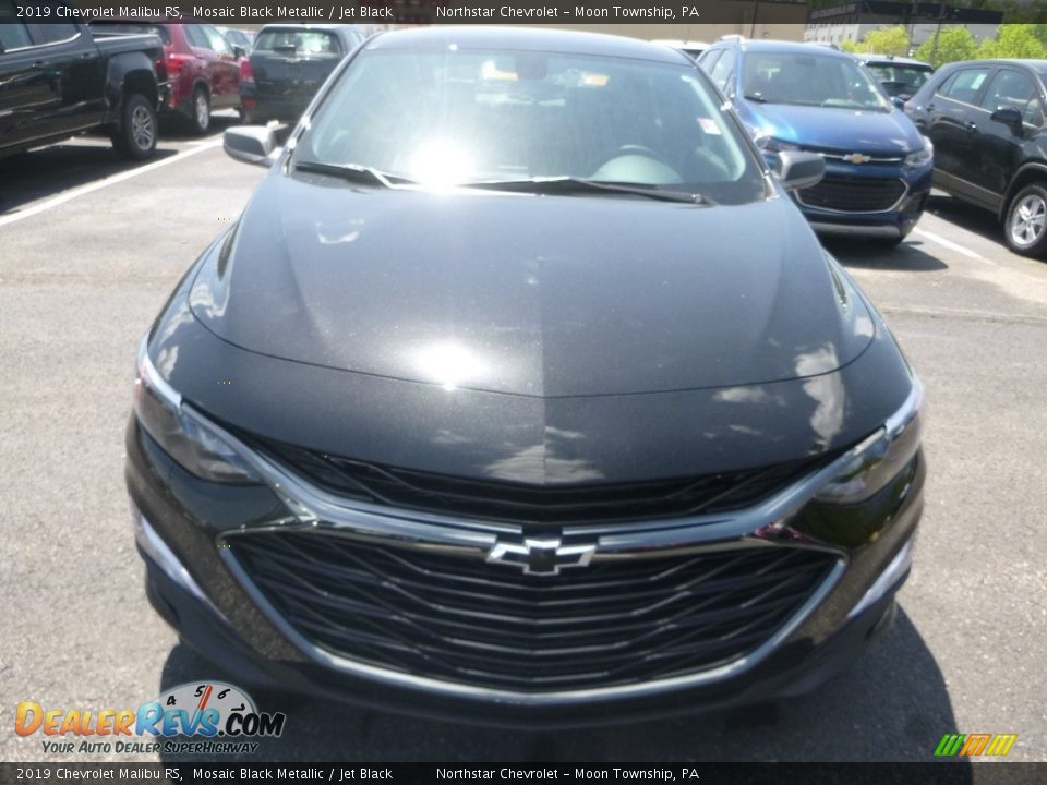 2019 Chevrolet Malibu RS Mosaic Black Metallic / Jet Black Photo #8