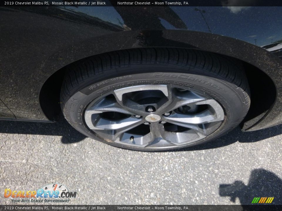 2019 Chevrolet Malibu RS Mosaic Black Metallic / Jet Black Photo #9