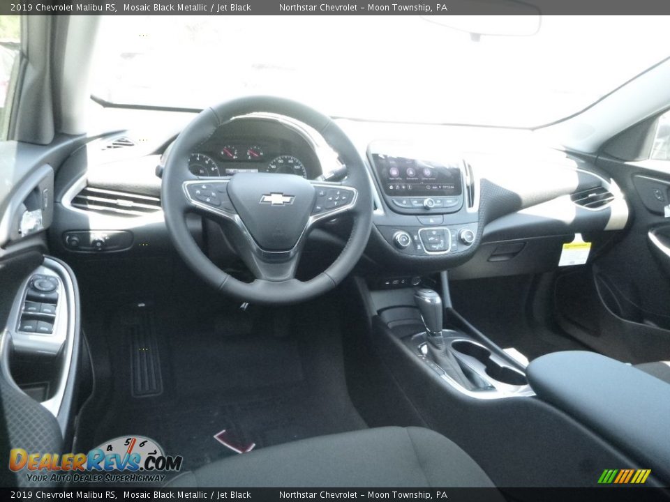 2019 Chevrolet Malibu RS Mosaic Black Metallic / Jet Black Photo #13