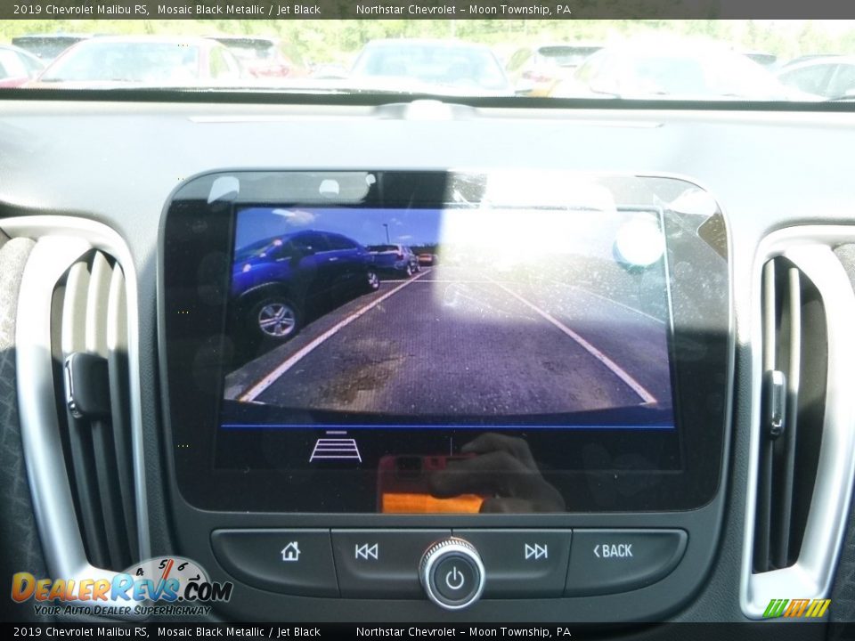 2019 Chevrolet Malibu RS Mosaic Black Metallic / Jet Black Photo #18