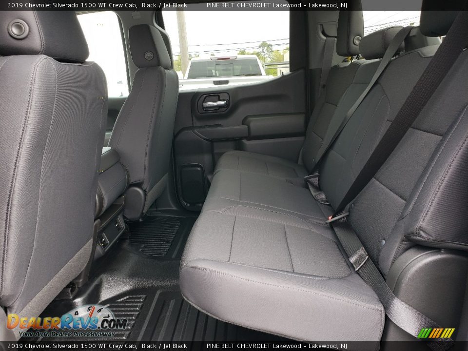 Rear Seat of 2019 Chevrolet Silverado 1500 WT Crew Cab Photo #6