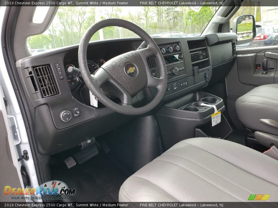 Medium Pewter Interior - 2019 Chevrolet Express 2500 Cargo WT Photo #7