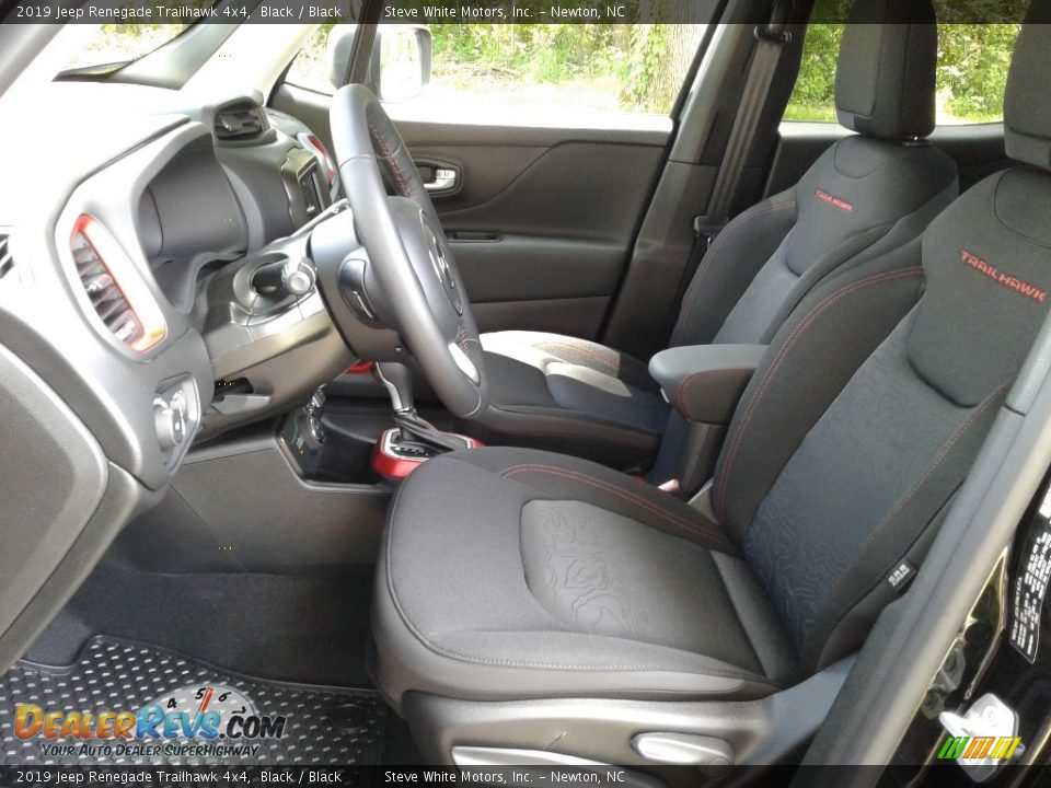 2019 Jeep Renegade Trailhawk 4x4 Black / Black Photo #10