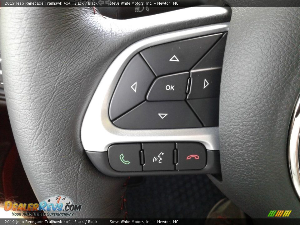 2019 Jeep Renegade Trailhawk 4x4 Black / Black Photo #17