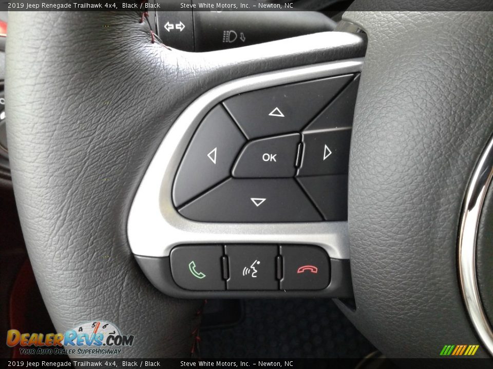 2019 Jeep Renegade Trailhawk 4x4 Black / Black Photo #18