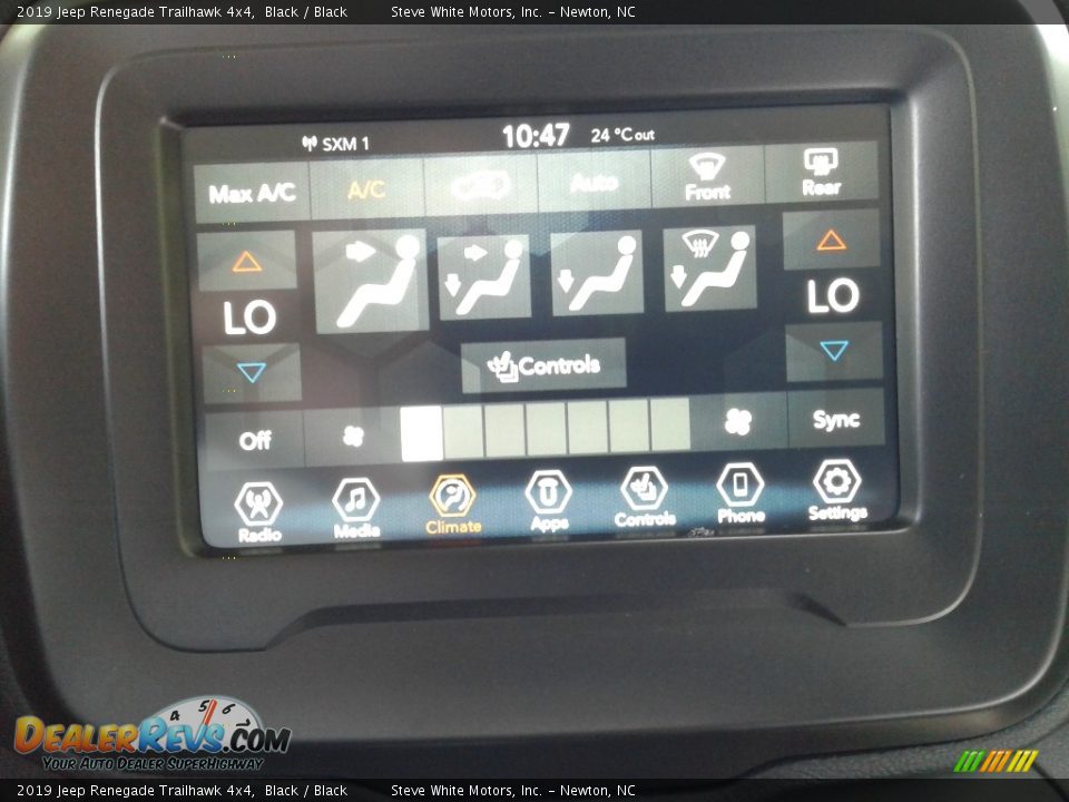 2019 Jeep Renegade Trailhawk 4x4 Black / Black Photo #24