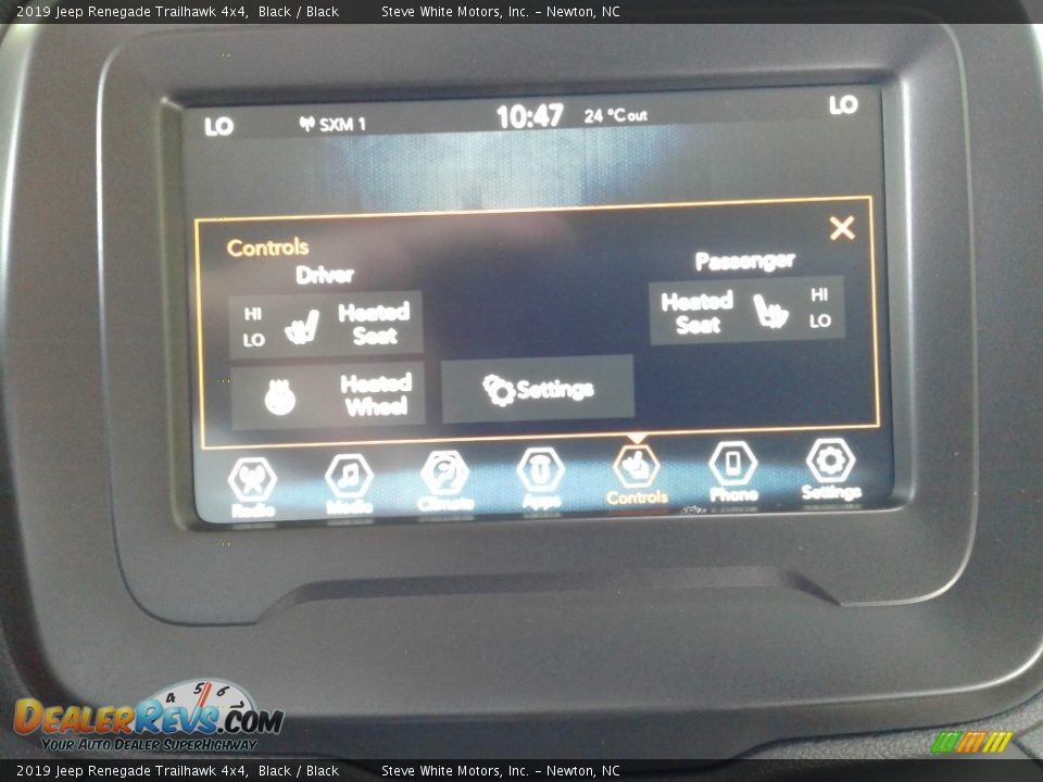 2019 Jeep Renegade Trailhawk 4x4 Black / Black Photo #25