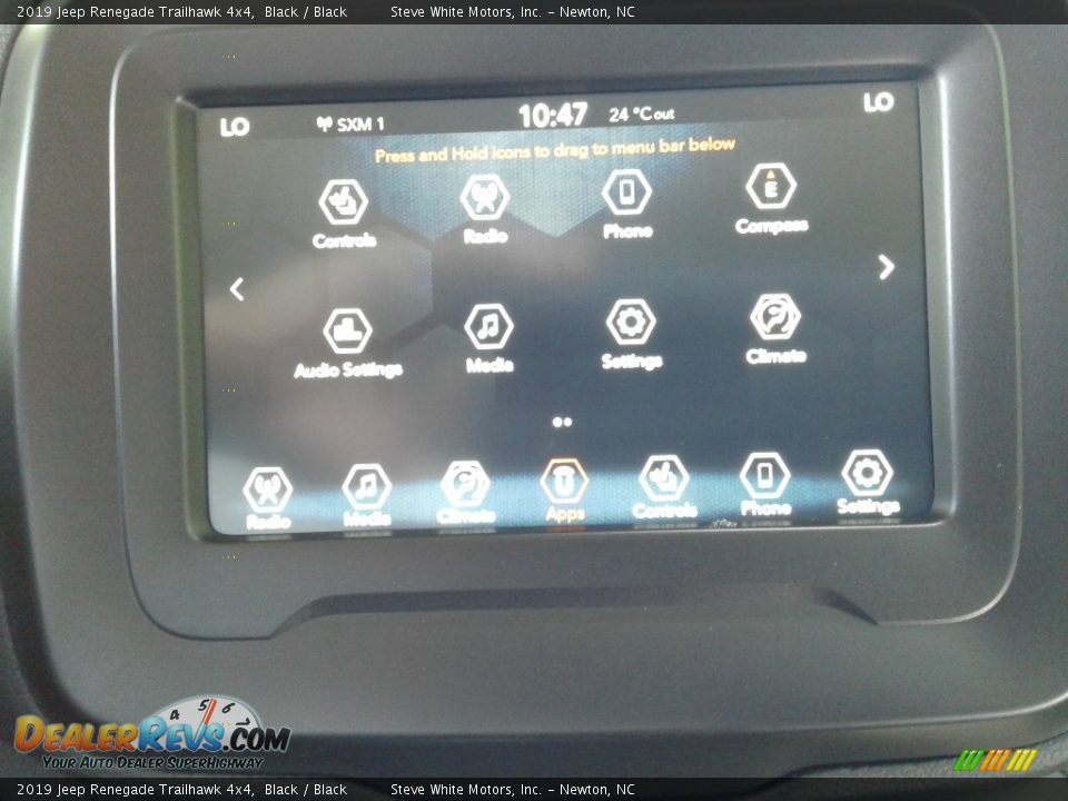 2019 Jeep Renegade Trailhawk 4x4 Black / Black Photo #26