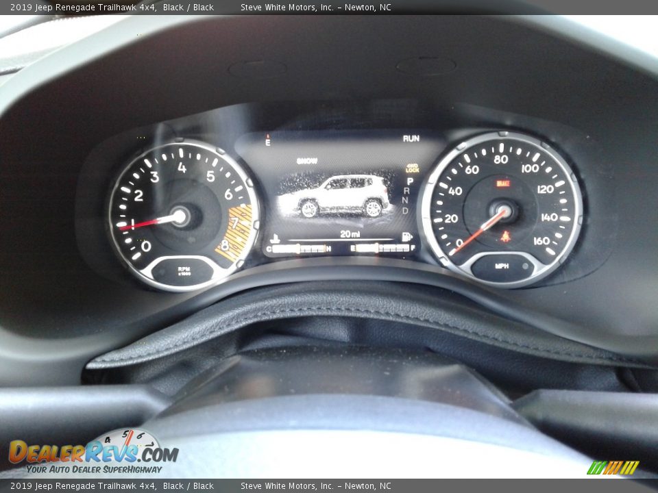 2019 Jeep Renegade Trailhawk 4x4 Black / Black Photo #29