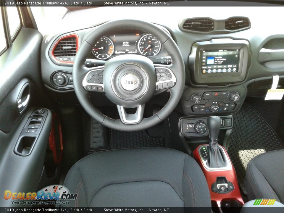 2019 Jeep Renegade Trailhawk 4x4 Black / Black Photo #30
