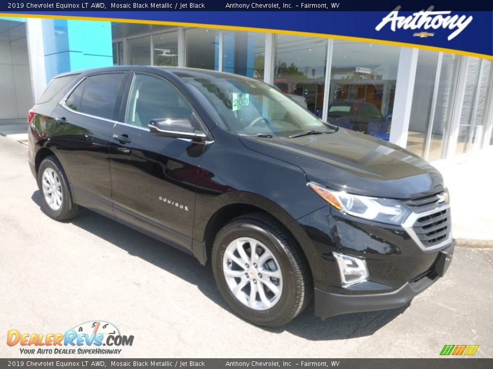 2019 Chevrolet Equinox LT AWD Mosaic Black Metallic / Jet Black Photo #1