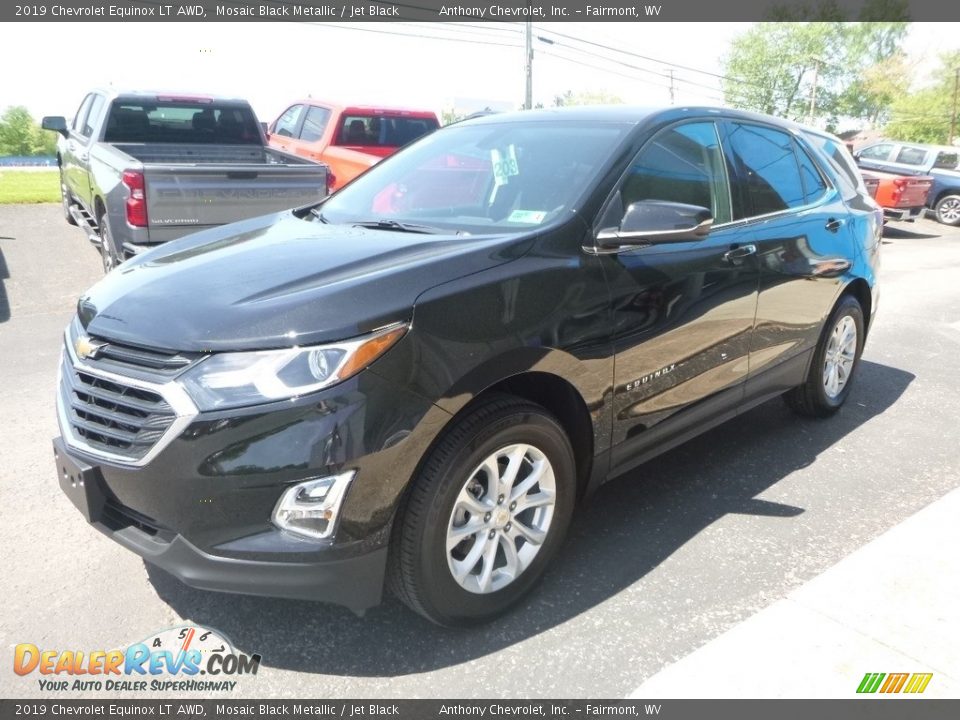 2019 Chevrolet Equinox LT AWD Mosaic Black Metallic / Jet Black Photo #7