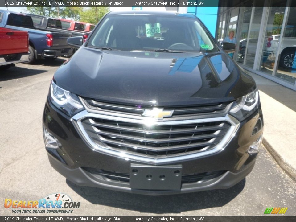 2019 Chevrolet Equinox LT AWD Mosaic Black Metallic / Jet Black Photo #8