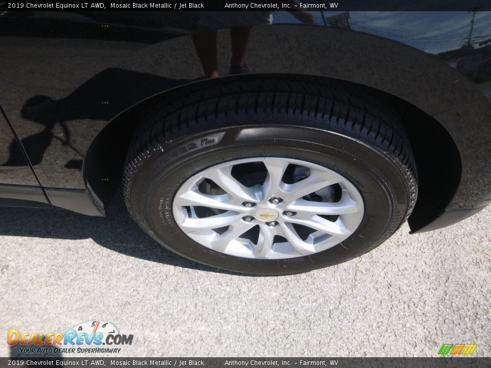 2019 Chevrolet Equinox LT AWD Mosaic Black Metallic / Jet Black Photo #9