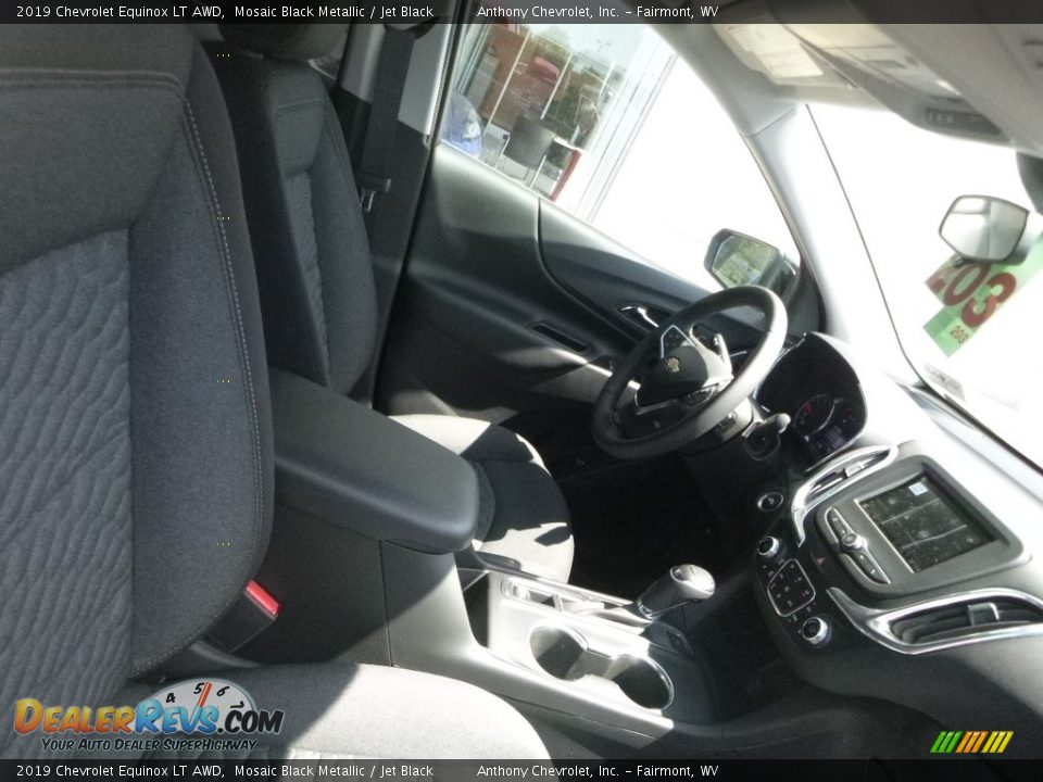 2019 Chevrolet Equinox LT AWD Mosaic Black Metallic / Jet Black Photo #10