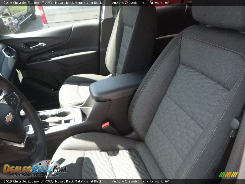 2019 Chevrolet Equinox LT AWD Mosaic Black Metallic / Jet Black Photo #14
