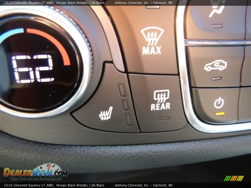 2019 Chevrolet Equinox LT AWD Mosaic Black Metallic / Jet Black Photo #18