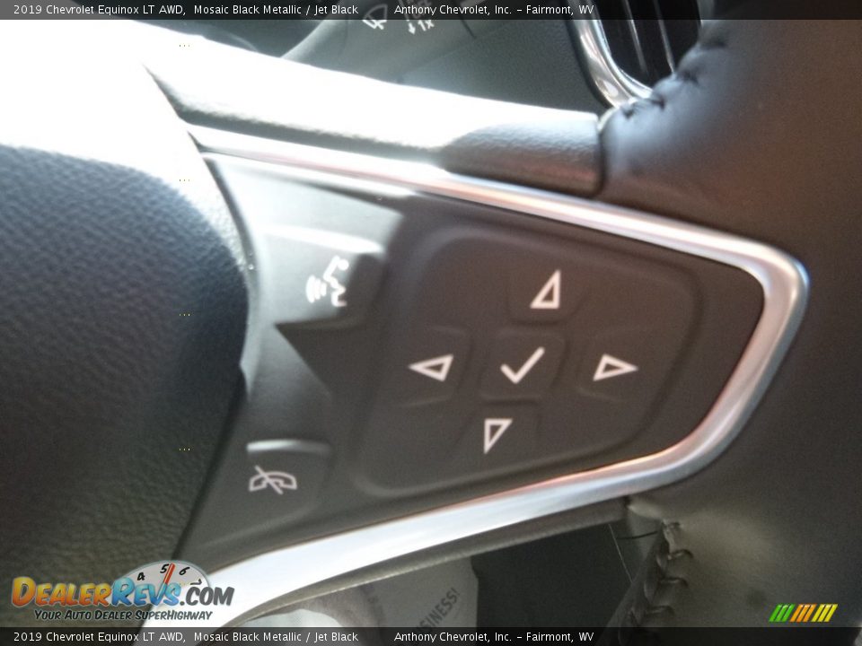 2019 Chevrolet Equinox LT AWD Mosaic Black Metallic / Jet Black Photo #19