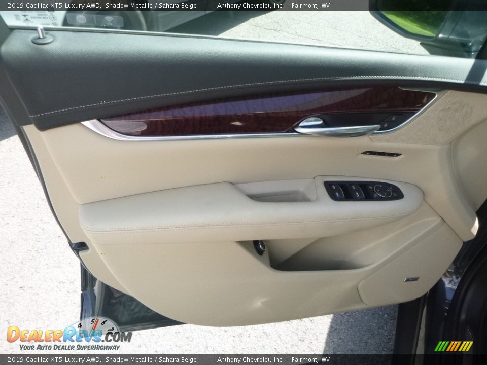 2019 Cadillac XT5 Luxury AWD Shadow Metallic / Sahara Beige Photo #12
