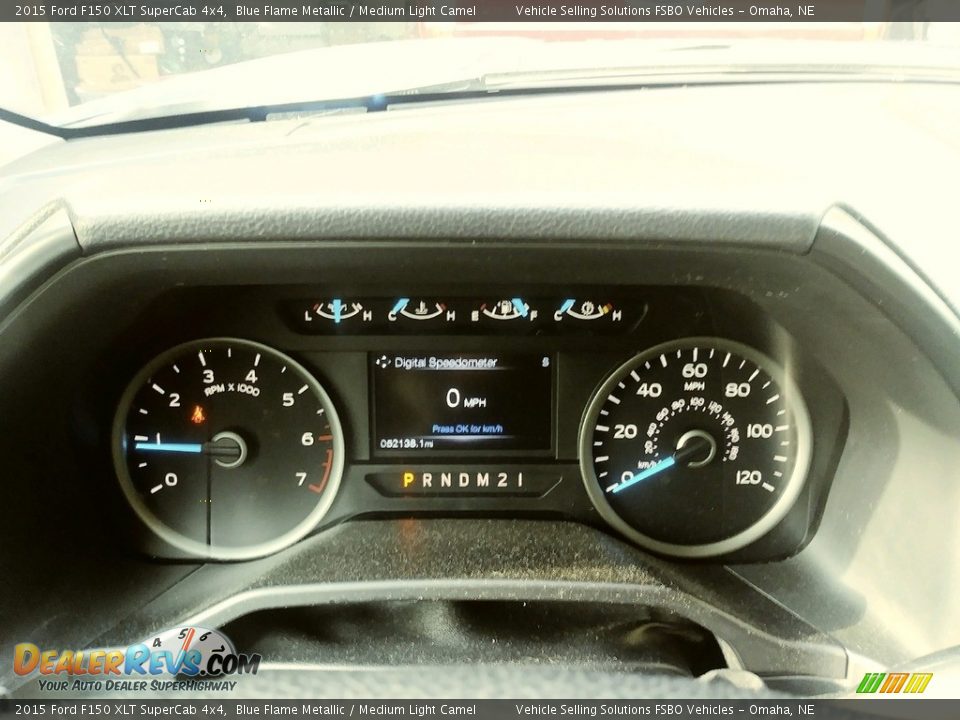 2015 Ford F150 XLT SuperCab 4x4 Blue Flame Metallic / Medium Light Camel Photo #5