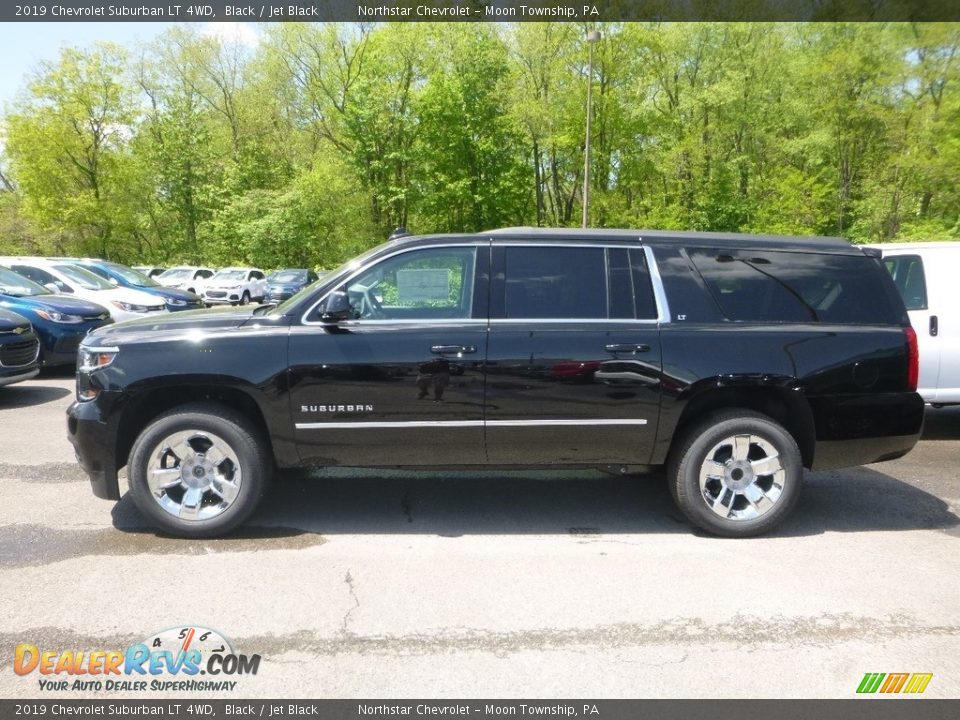 2019 Chevrolet Suburban LT 4WD Black / Jet Black Photo #2