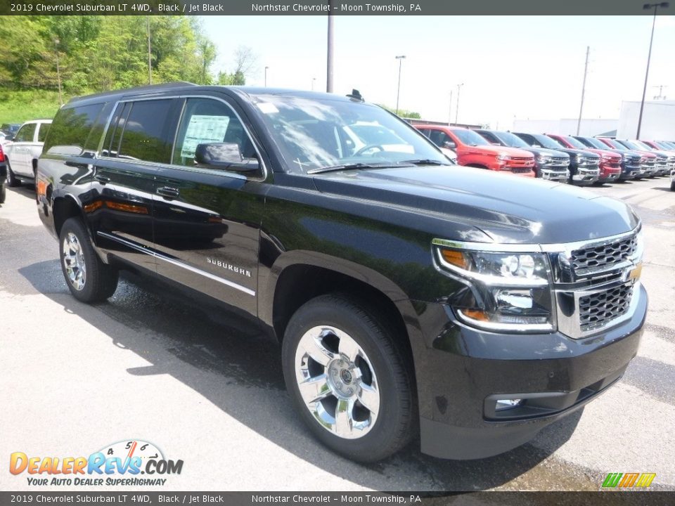 2019 Chevrolet Suburban LT 4WD Black / Jet Black Photo #7