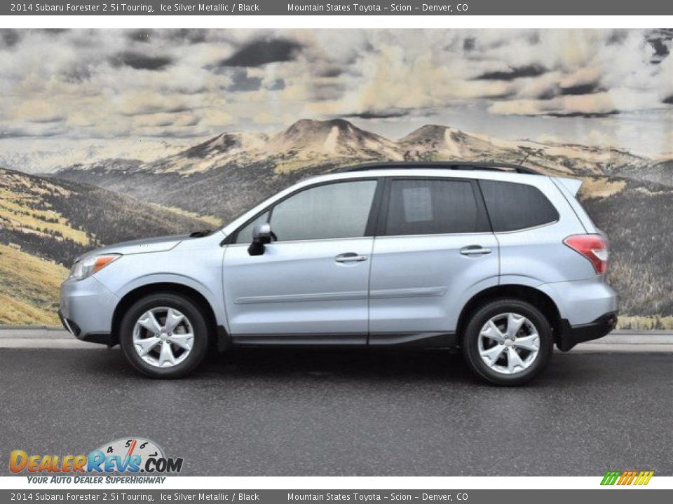 2014 Subaru Forester 2.5i Touring Ice Silver Metallic / Black Photo #6