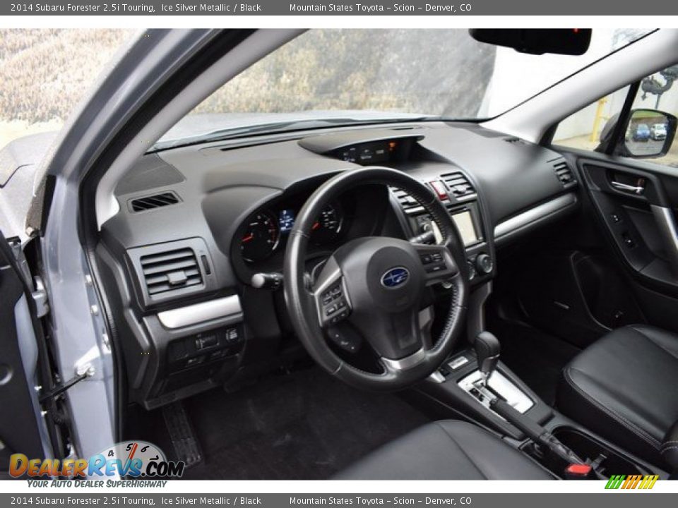 2014 Subaru Forester 2.5i Touring Ice Silver Metallic / Black Photo #10
