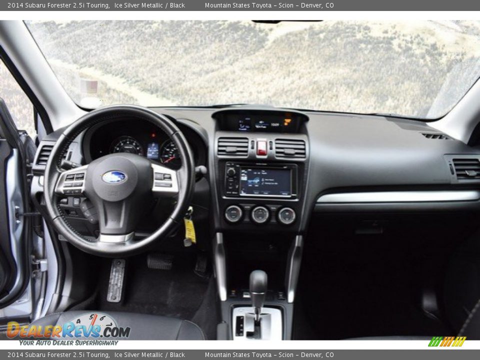 2014 Subaru Forester 2.5i Touring Ice Silver Metallic / Black Photo #13