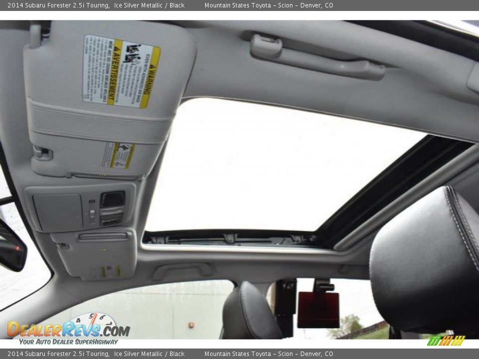 2014 Subaru Forester 2.5i Touring Ice Silver Metallic / Black Photo #14
