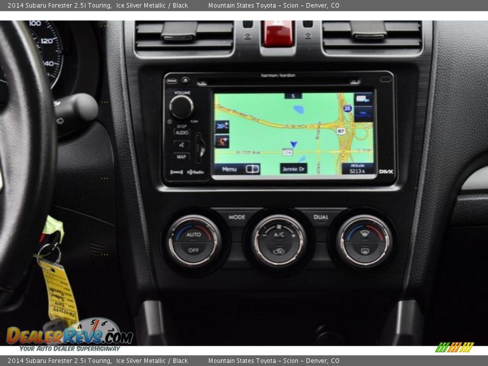 2014 Subaru Forester 2.5i Touring Ice Silver Metallic / Black Photo #15