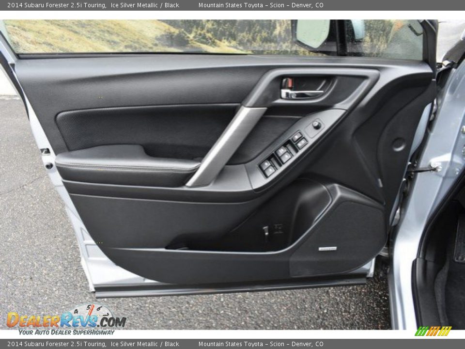 2014 Subaru Forester 2.5i Touring Ice Silver Metallic / Black Photo #25