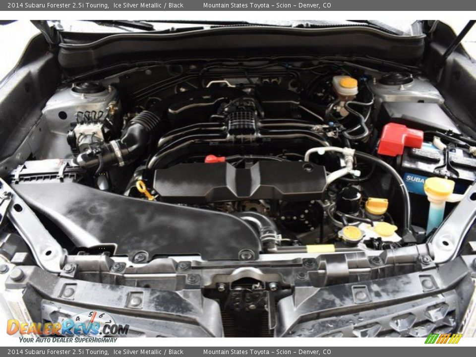 2014 Subaru Forester 2.5i Touring Ice Silver Metallic / Black Photo #28