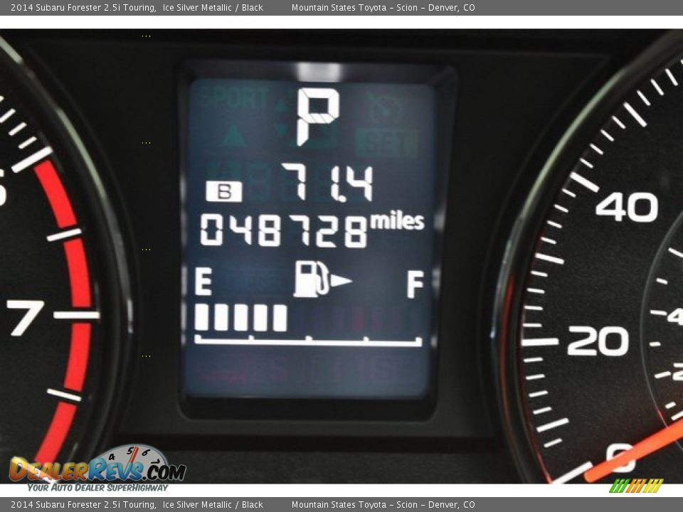 2014 Subaru Forester 2.5i Touring Ice Silver Metallic / Black Photo #30