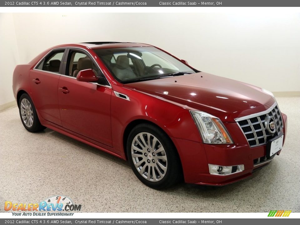 2012 Cadillac CTS 4 3.6 AWD Sedan Crystal Red Tintcoat / Cashmere/Cocoa Photo #1