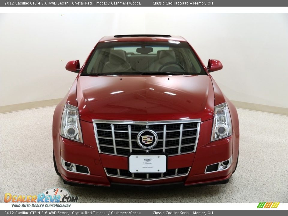 2012 Cadillac CTS 4 3.6 AWD Sedan Crystal Red Tintcoat / Cashmere/Cocoa Photo #2